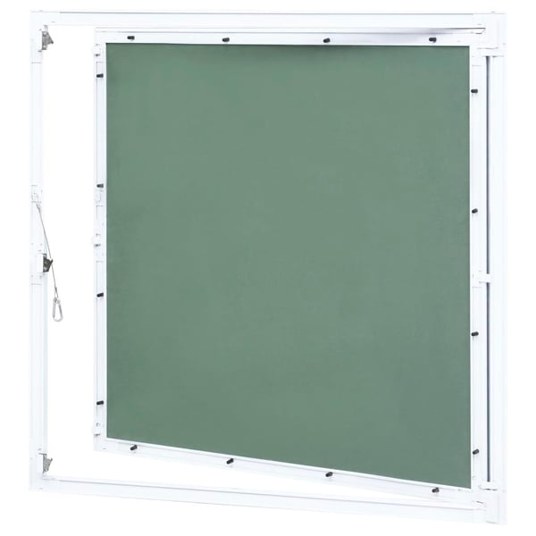 vidaXL Inspeksjonsluke med aluminiumsramme og gipsplate 500x500 mm