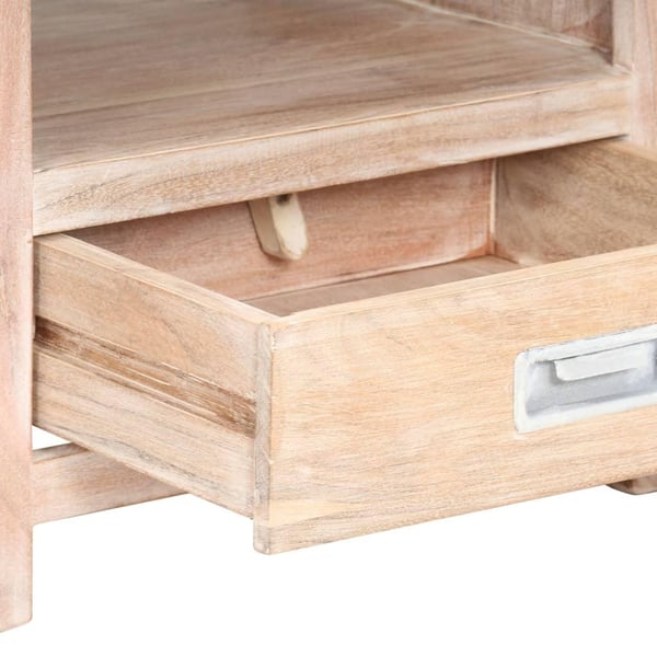 vidaXL Nattbord 40x30x60 cm heltre akasie