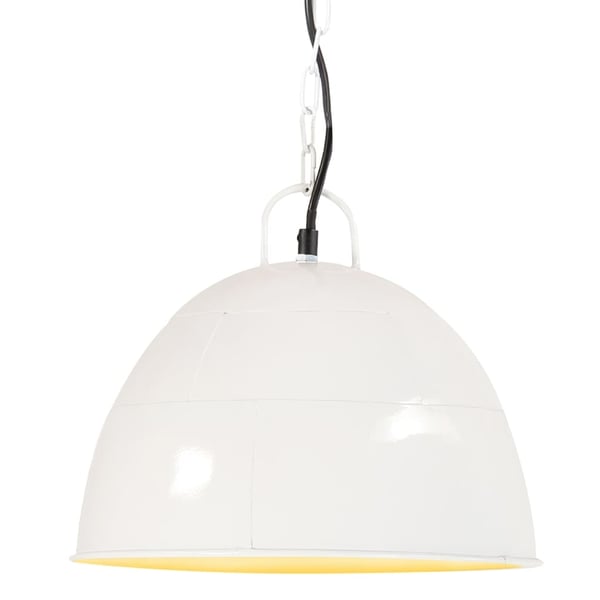 vidaXL industriel vintage hængelampe 25 W rund 31 cm E27 hvid