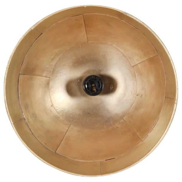 vidaXL industriel hængelampe 25 W rund 31 cm E27 messingfarvet