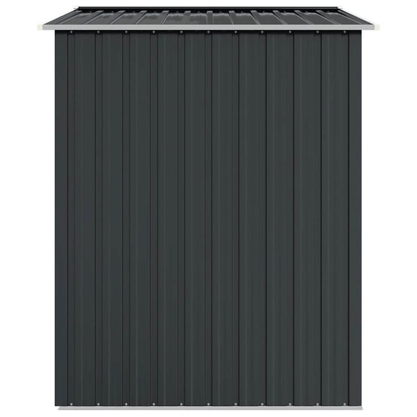 vidaXL haveskur 205x129x183 cm galvaniseret stål antracitgrå