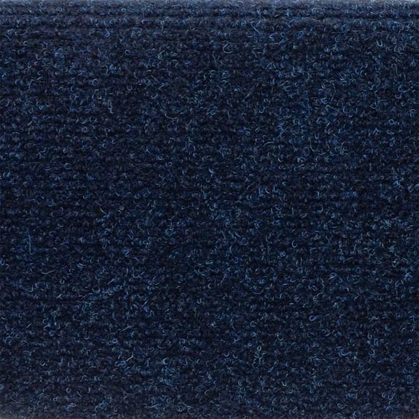 vidaXL selvklæbende trappemåtter 15 stk. 56x17x3 cm tuftet marineblå