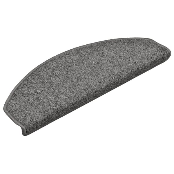vidaXL trappemåtter 15 stk. 65x24x4 cm mørkegrå