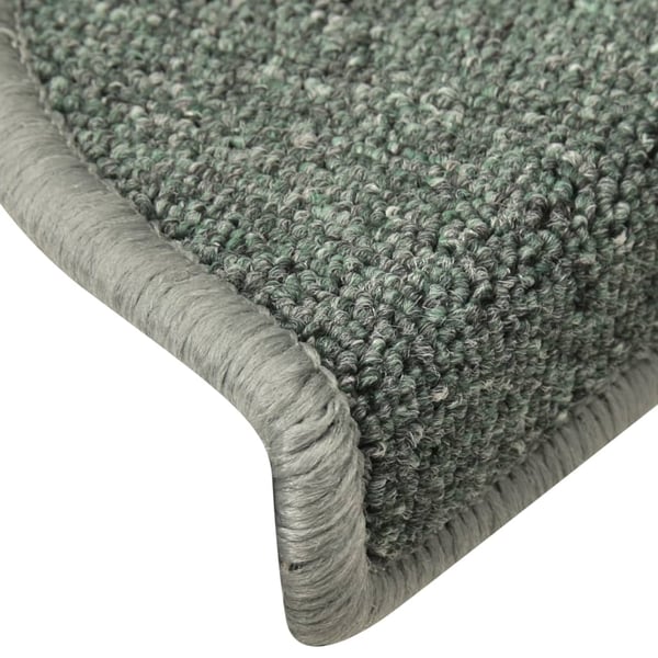vidaXL Trappetrinnstepper 15 stk mørkegrønn 56x17x3 cm