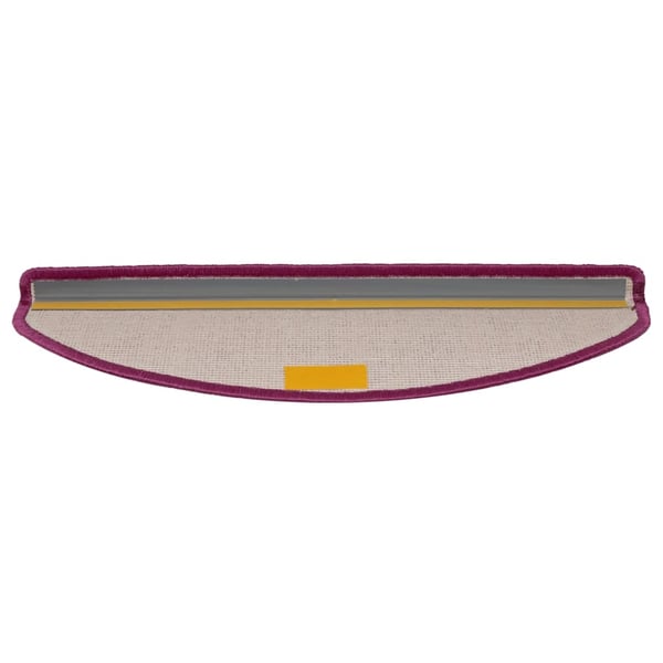 vidaXL trappemåtter 15 stk. 65x21x4 cm lyserød