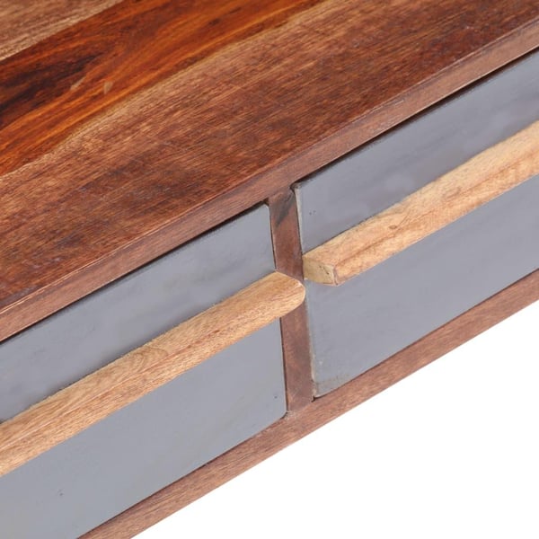 vidaXL sofabord 110x50x40 cm massivt sheeshamtræ