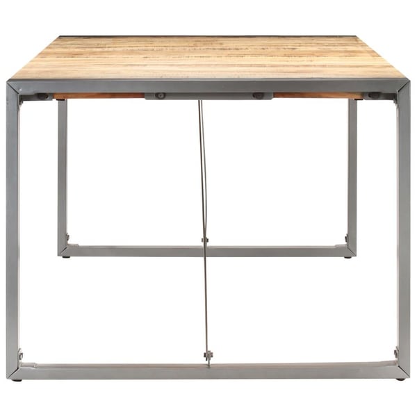 vidaXL Spisebord 180x90x75 cm grov heltre mango