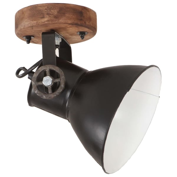vidaXL industrielle væg-/loftlamper 2 stk. 20x25 cm E27 mat sort
