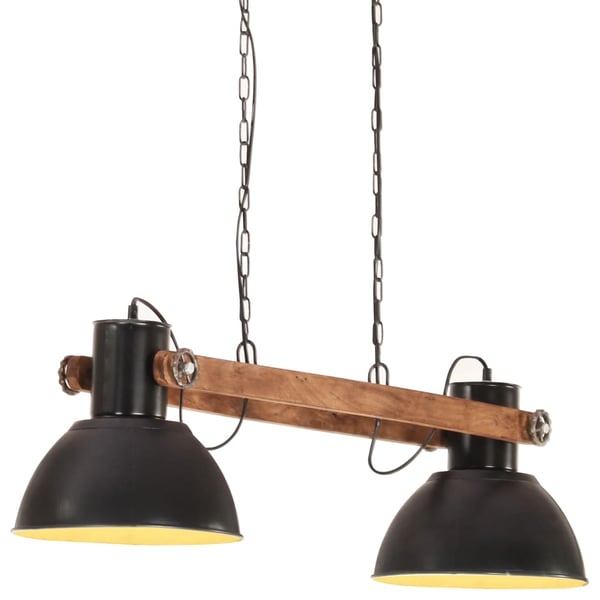 vidaXL industriel hængelampe 25 W 109 cm E27 mat sort