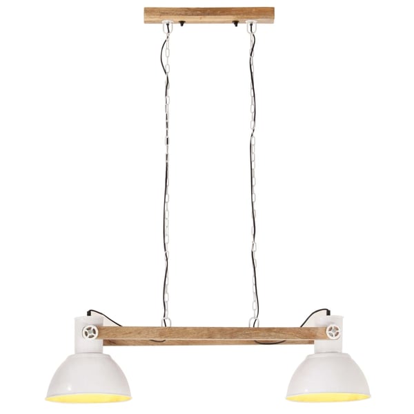 vidaXL Industriell hengelampe 25 W hvit 109 cm E27