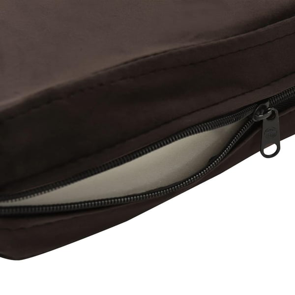 vidaXL hundesofa 81x43x31 cm plys og kunstlæder brun