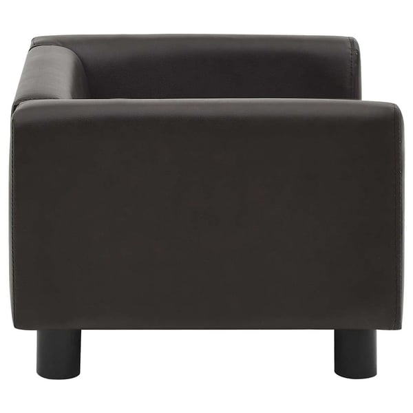 vidaXL hundesofa 60x43x30 cm plys og kunstlæder brun