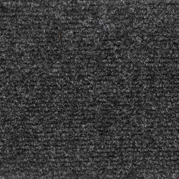 vidaXL Trappematter selvklebende 15 stk 56x17x3 cm antrasitt halvrund