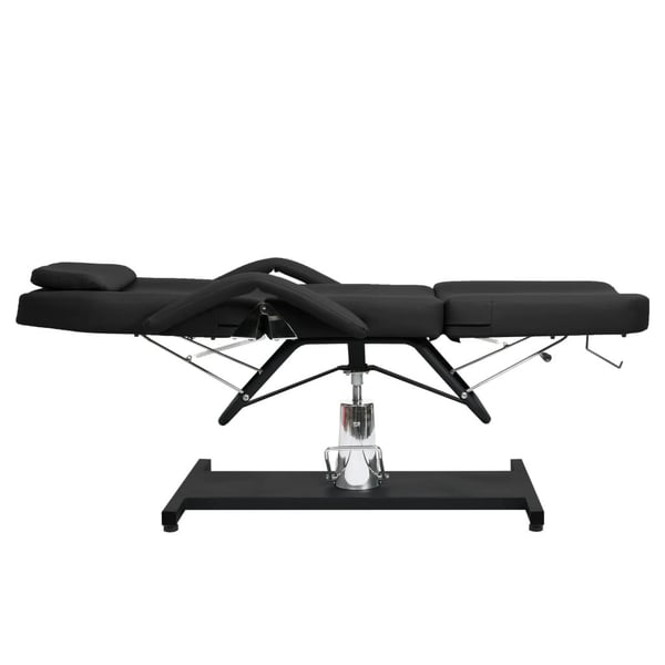 vidaXL massagebord 180x62(87-112) cm sort