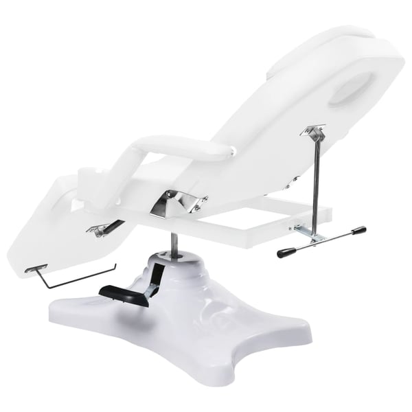 vidaXL massagebord 180x62x(86,5-118) cm hvid