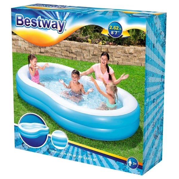 Bestway Big Lagoon perheallas 262x157x46 cm