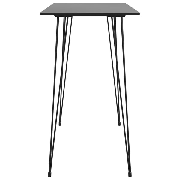 vidaXL Bargrupp 7 delar svart