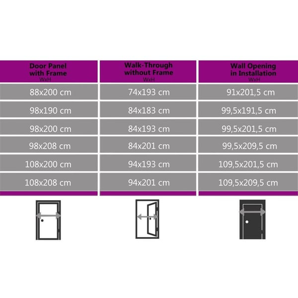 vidaXL hoveddør 110x210 cm aluminium og PVC antracitgrå