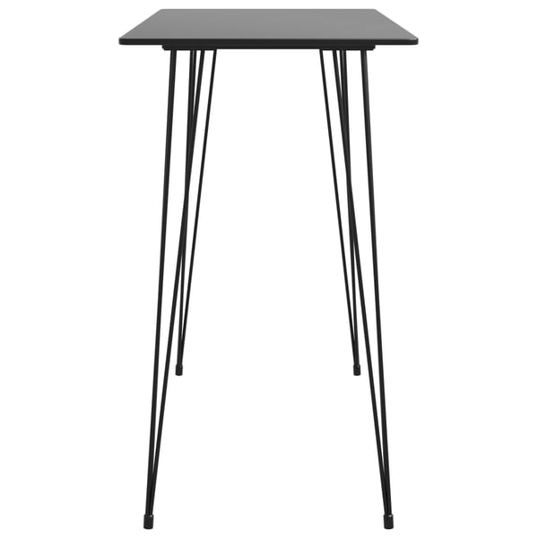 vidaXL Bargrupp 5 delar svart