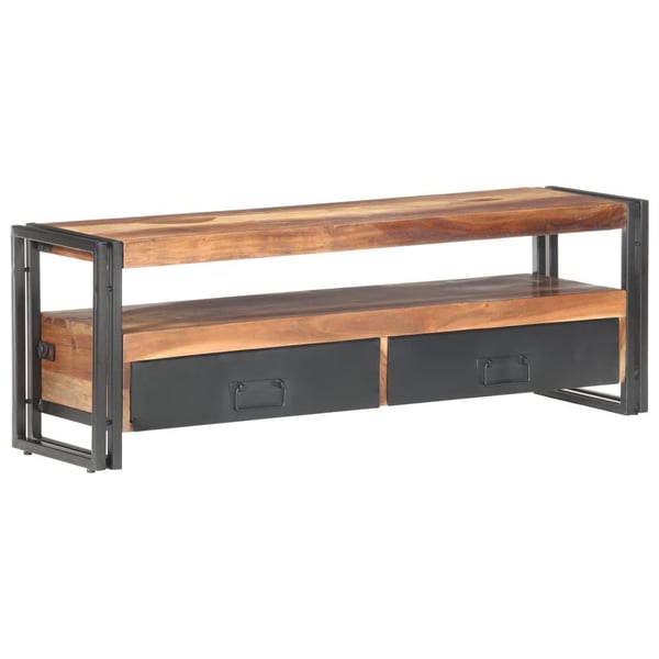 vidaXL TV-skap 120x30x40 cm heltre med overflate av indisk rosentre