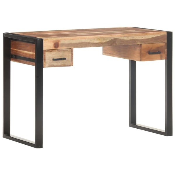 vidaXL Työpöytä 110x50x76 cm massiivipuu
