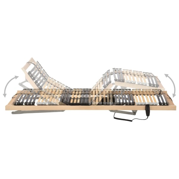 vidaXL lamelbund med elevation 42 lameller 7 zoner 80x200 cm