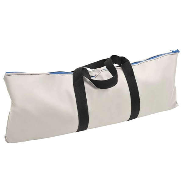vidaXL Oppblåsbar gymnastikkmatte med pumpe 100x100x20 cm PVC grønn
