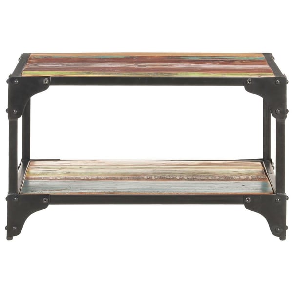 vidaXL Sofabord 60x60x35 cm gjenvunnet heltre change2