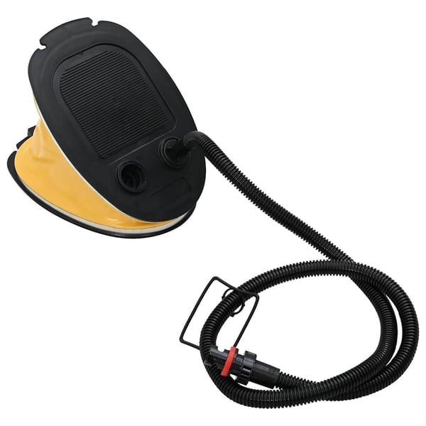 vidaXL oppustelig gymnastikrulle med pumpe 120x75 cm PVC grøn