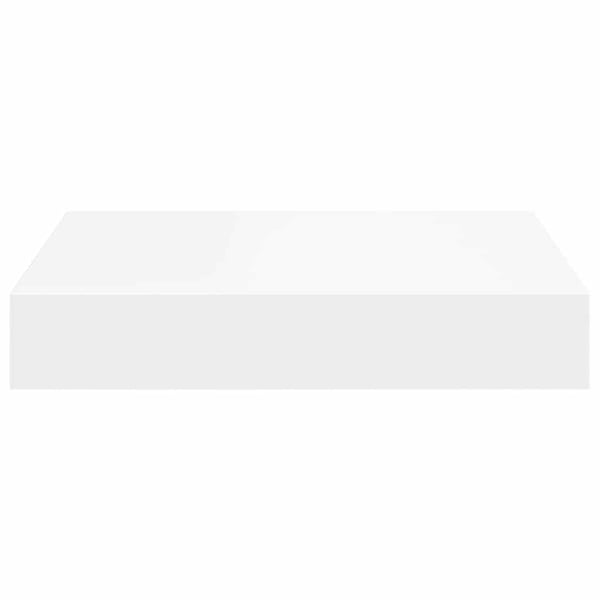 vidaXL Flytende vegghyller 2 stk hvit 23x23,5x3,8 cm MDF