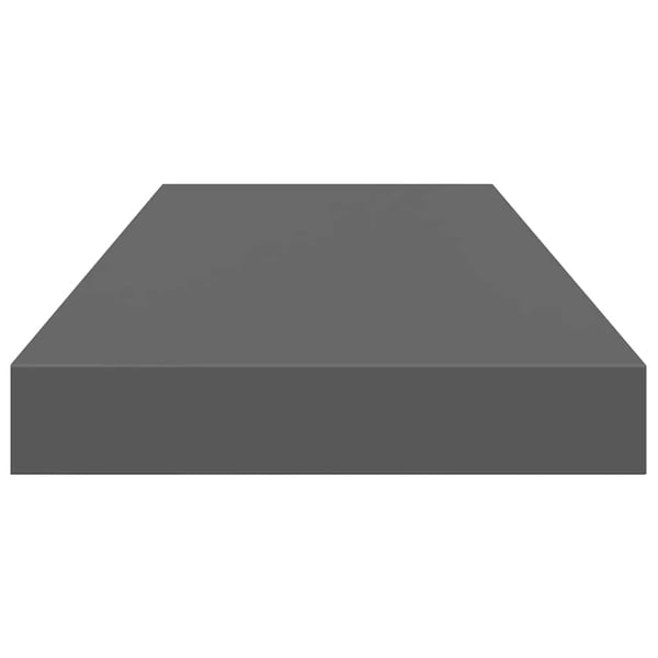 vidaXL væghylder 4 stk. 60x23,5x3,8 cm MDF grå højglans