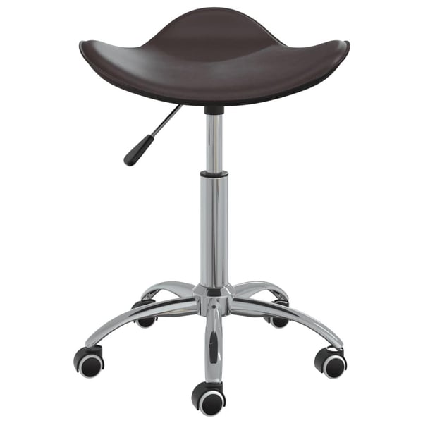 vidaXL salonstol kunstlæder brun