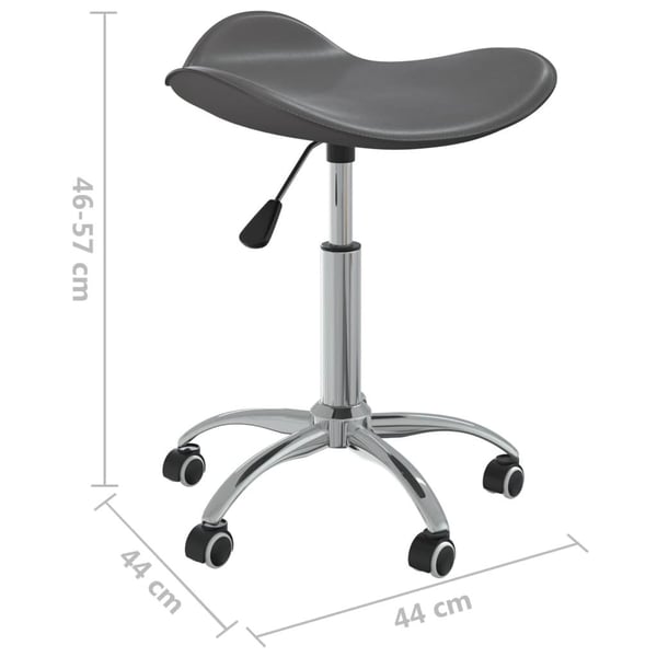 vidaXL Stol grå konstläder