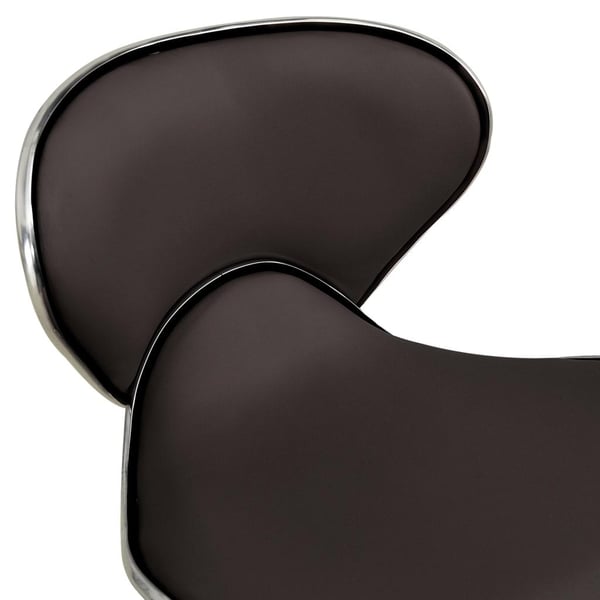 vidaXL Stol brun konstläder