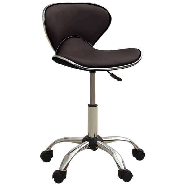 vidaXL 323676  Salon Spa Stool Brown Faux Leather