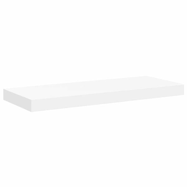 vidaXL væghylde 60x23,5x3,8 cm MDF hvid