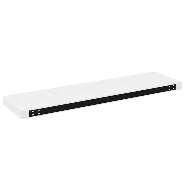 vidaXL væghylder 4 stk. 90x23,5x3,8 cm MDF hvid højglans