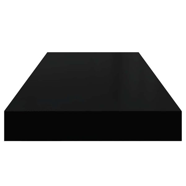 vidaXL Flytende vegghylle svart 60x23,5x3,8 cm MDF