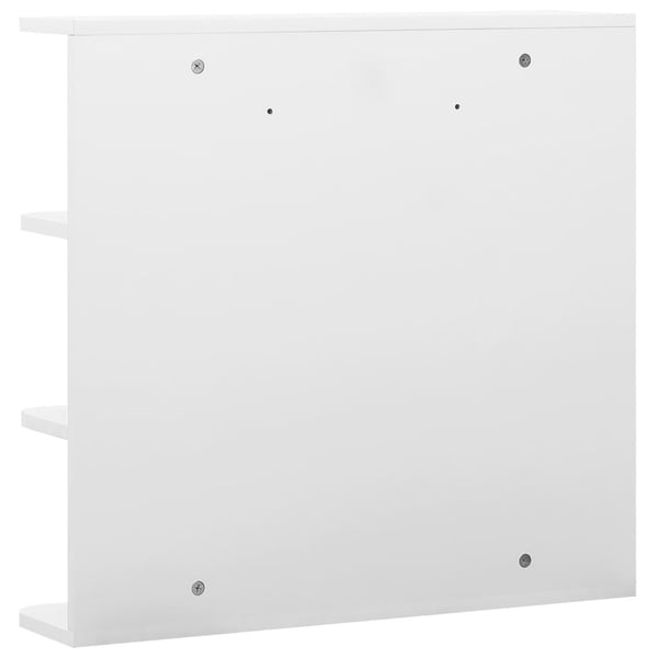 vidaXL Speilskap til baderom hvit 66x17x63 cm MDF