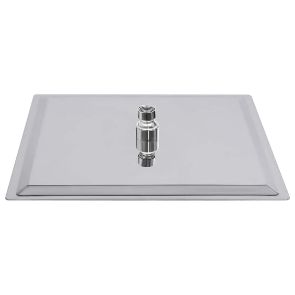 vidaXL Regndusjhode rustfritt stål 304 30x30 cm firkantet
