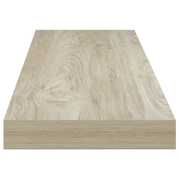 vidaXL Flytende vegghyller 4 stk eik 90x23,5x3,8 cm MDF