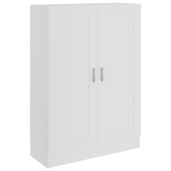 vidaXL Bokhylle hvit 82,5x30,5x115 cm sponplate