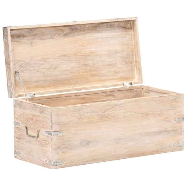 vidaXL Arkku 90x40x40 cm täysi akaasiapuu