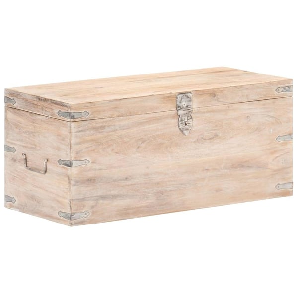 vidaXL Arkku 90x40x40 cm täysi akaasiapuu