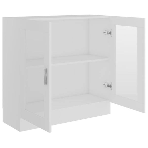 vidaXL Vitrineskap svart 82,5x30,5x80 cm sponplate