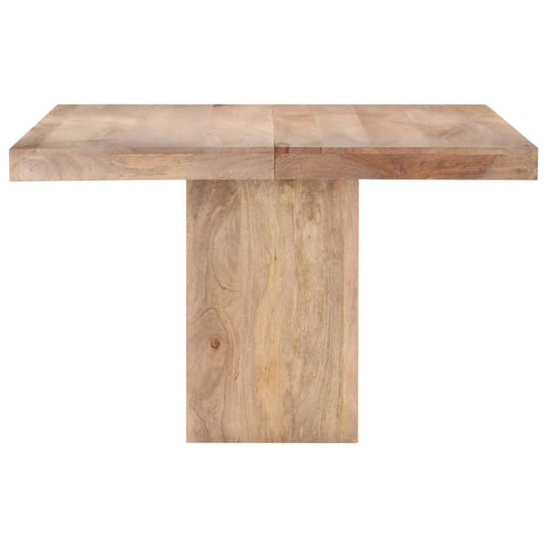 vidaXL spisebord 120x120x77 cm massivt mangotræ