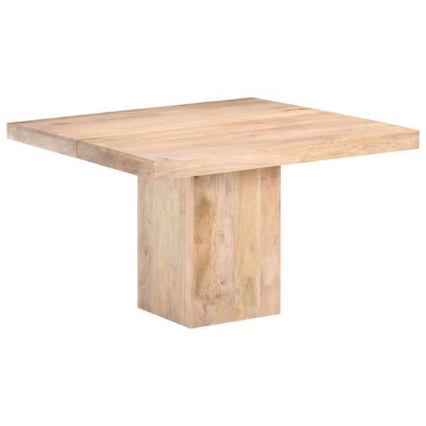 vidaXL spisebord 120x120x77 cm massivt mangotræ