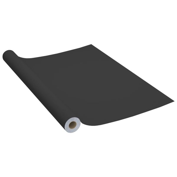 vidaXL Selvklebende møbelfolier 2 stk 500x90 cm PVC svart