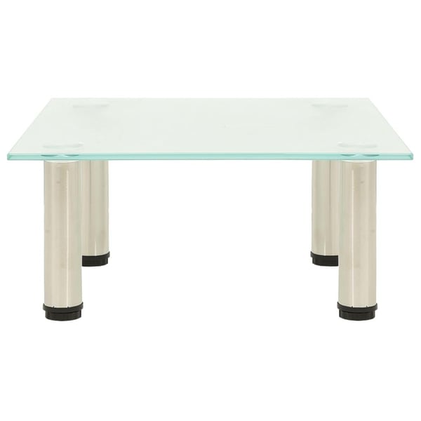 vidaXL TV-benk frostet 40x35x17 cm herdet glass