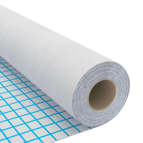 vidaXL Dörrfolier 4 st vitt trä 210x90 cm PVC